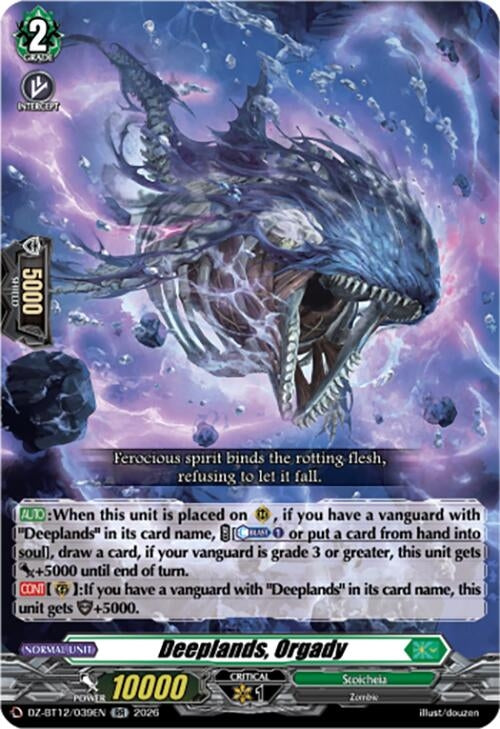 Image for Deeplands, Orgady (DZ-BT12/039EN) - Cardfight Vanguard