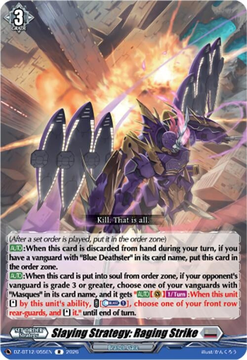 Image for Slaying Strategy: Raging Strike (DZ-BT12/055EN) - Cardfight Vanguard