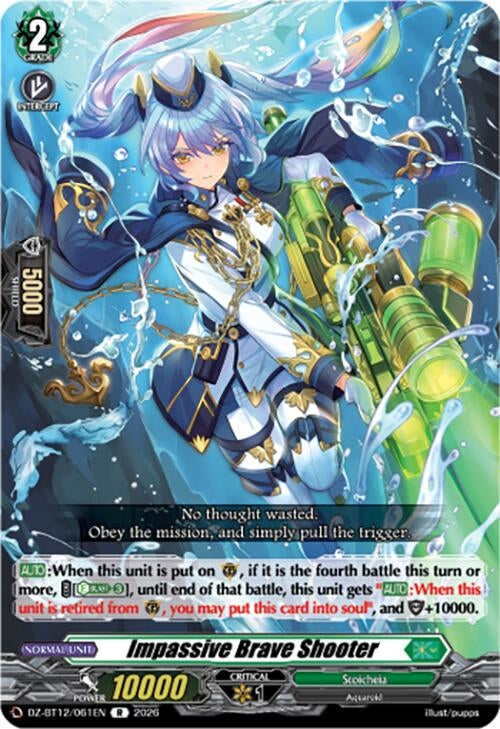 Image for Impassive Brave Shooter (DZ-BT12/061EN) - Cardfight Vanguard