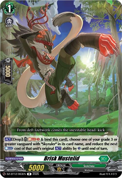 Image for Brisk Mustelid (DZ-BT12/063EN) - Cardfight Vanguard