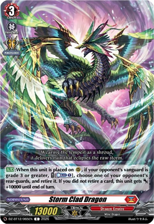 Image for Storm Clad Dragon (DZ-BT12/065EN) - Cardfight Vanguard