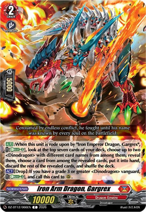 Iron Arm Dragon, Gargrex (DZ-BT12/066EN)