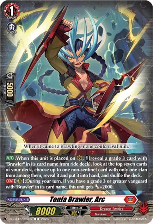 Image for Tonfa Brawler, Arc (DZ-BT12/069EN) - Cardfight Vanguard
