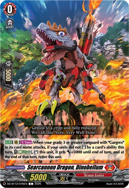 Image for Searcannon Dragon, Dinobellum (DZ-BT12/076EN) - Cardfight Vanguard