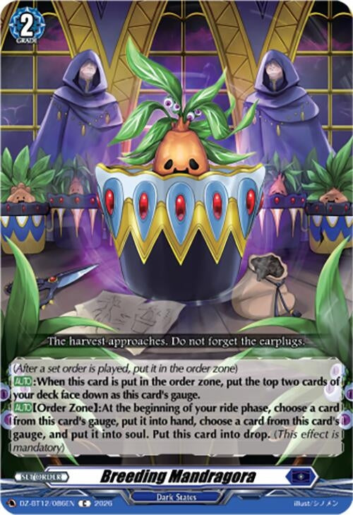 Image for Breeding Mandragora (DZ-BT12/086EN) - Cardfight Vanguard