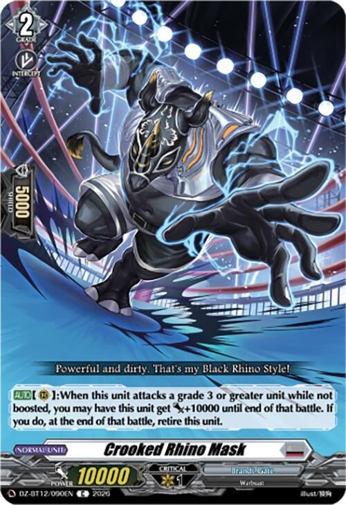 Image for Crooked Rhino Mask (DZ-BT12/090EN) - Cardfight Vanguard
