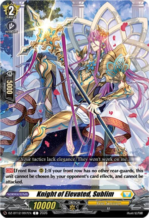 Knight of Elevated, Sublim (DZ-BT12/097EN)