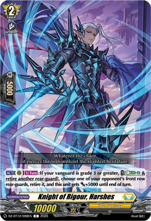 Knight of Rigour, Harshes (DZ-BT12/098EN)