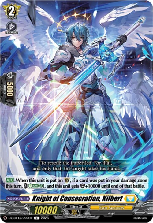 Image for Knight of Consecration, Kilbert (DZ-BT12/099EN) - Cardfight Vanguard