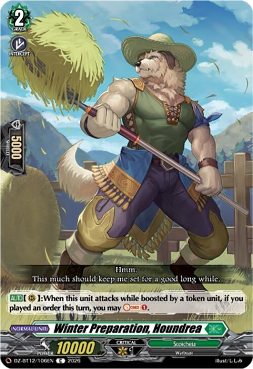 Image for Winter Preparation, Houndrea (DZ-BT12/106EN) - Cardfight Vanguard