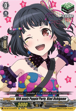 10th anniv Poppin'Party, Rimi Ushigome (DZ-BT12/EX03EN)