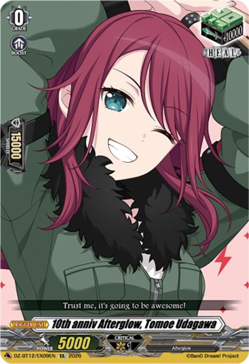 10th anniv Afterglow, Tomoe Udagawa (DZ-BT12/EX09EN)