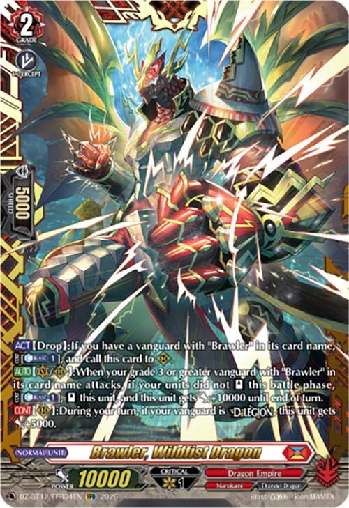 Image for Brawler, Wildfist Dragon (FFR) (DZ-BT12/FFR04EN) - Cardfight Vanguard