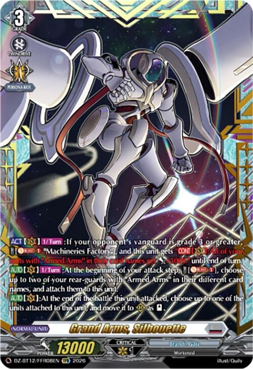 Image for Grand Arms, Silhouette (FFR) (DZ-BT12/FFR08EN) - Cardfight Vanguard