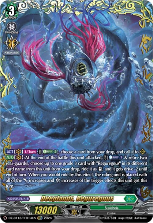 Image for Deeplands, Reguregnus (FFR) (DZ-BT12/FFR14EN) - Cardfight Vanguard