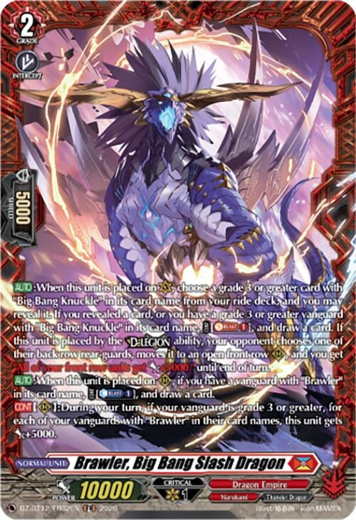 Image for Brawler, Big Bang Slash Dragon (FR) (DZ-BT12/FR02EN) - Cardfight Vanguard