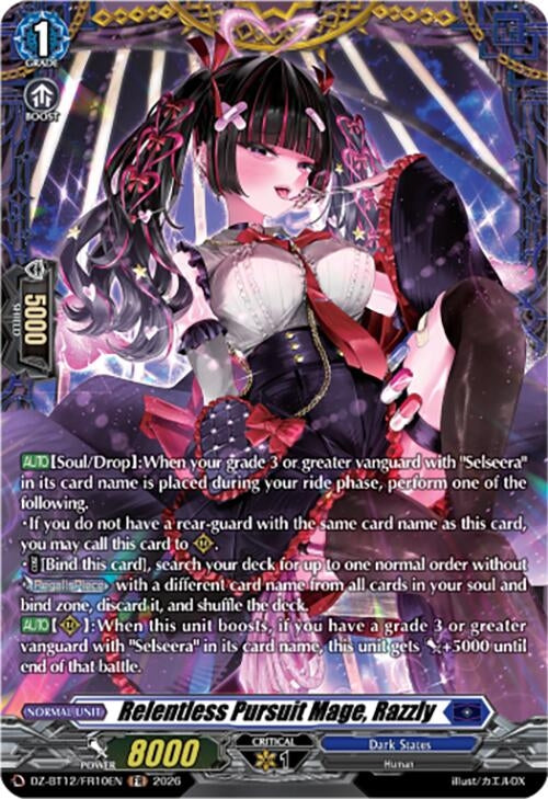 Image for Relentless Pursuit Mage, Razzly (FR) (DZ-BT12/FR10EN) - Cardfight Vanguard
