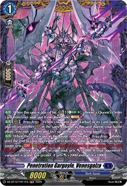 Image for Penetration Gargoyle, Venesgalza (FR) (DZ-BT12/FR11EN) - Cardfight Vanguard