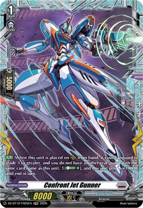 Image for Confront Jet Gunner (FR) (DZ-BT12/FR25EN) - Cardfight Vanguard