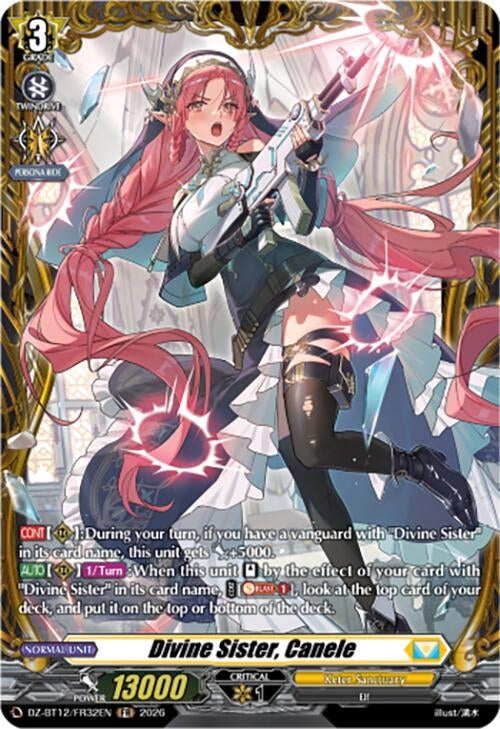 Image for Divine Sister, Canele (FR) (DZ-BT12/FR32EN) - Cardfight Vanguard