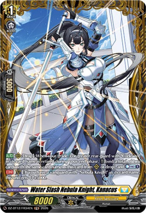 Water Slash Nebula Knight, Kanacus (FR) (DZ-BT12/FR34EN)