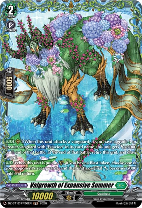 Image for Valgrowth of Expansive Summer (FR) (DZ-BT12/FR36EN) - Cardfight Vanguard