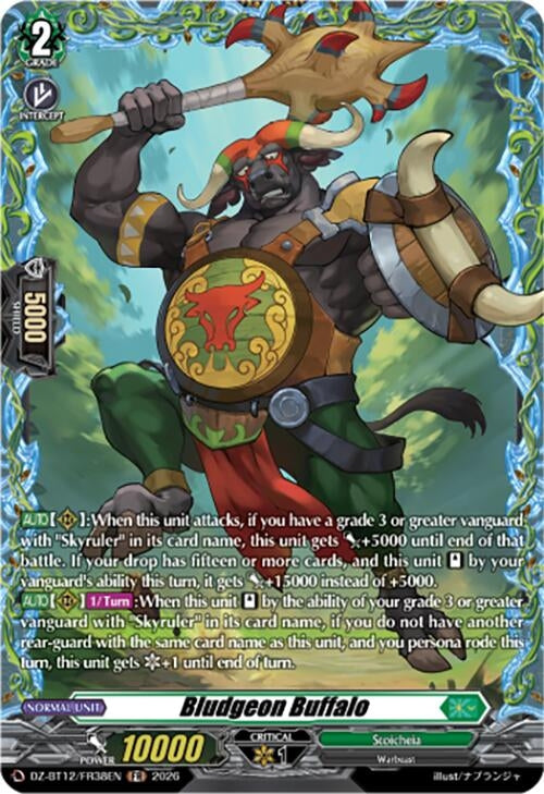 Image for Bludgeon Buffalo (FR) (DZ-BT12/FR38EN) - Cardfight Vanguard
