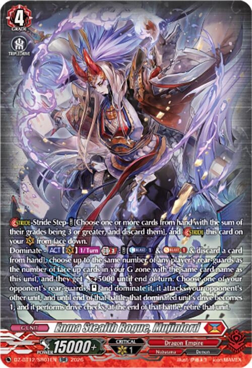 Image for Enma Stealth Rogue, Mujinlord (SR) (DZ-BT12/SR01EN) - Cardfight Vanguard