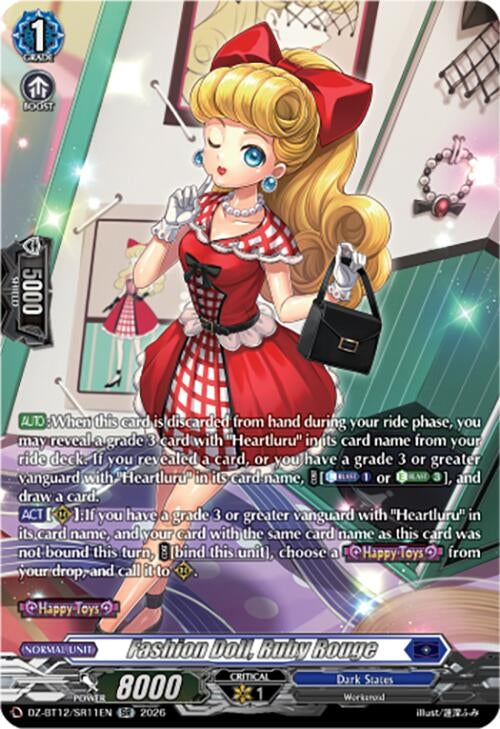 Image for Fashion Doll, Ruby Rouge (SR) (DZ-BT12/SR11EN) - Cardfight Vanguard