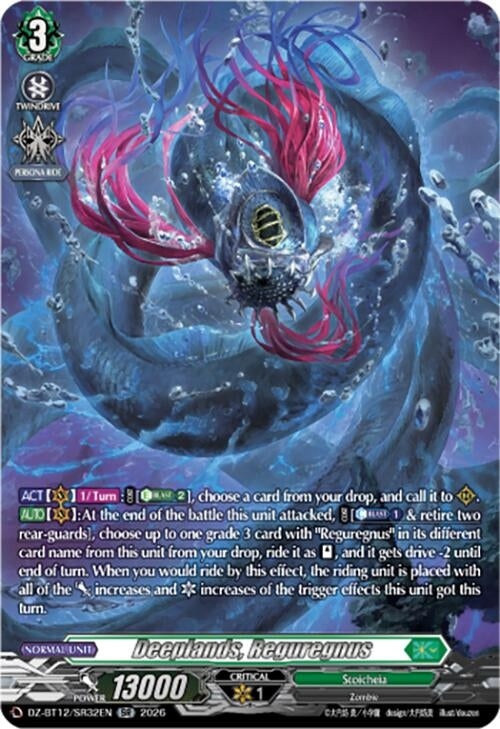 Image for Deeplands, Reguregnus (SR) (DZ-BT12/SR32EN) - Cardfight Vanguard
