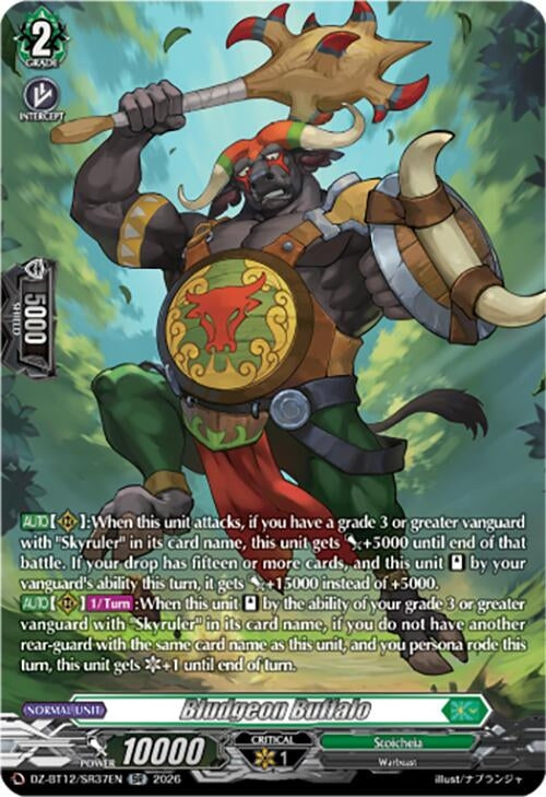 Image for Bludgeon Buffalo (SR) (DZ-BT12/SR37EN) - Cardfight Vanguard