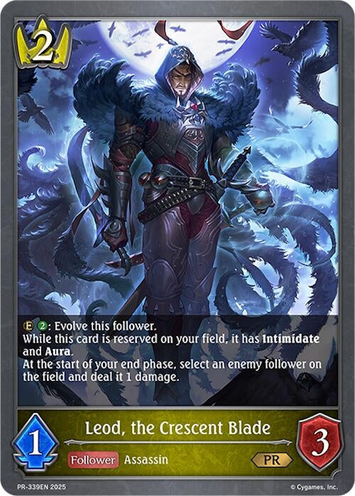 Image for Leod, the Crescent Blade (PR-339EN) - Shadowverse: Evolve