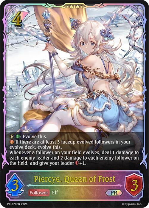 Image for Piercye, Queen of Frost (PR-370EN) - Shadowverse: Evolve