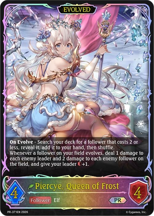 Image for Piercye, Queen of Frost (Evolved) (PR-371EN) - Shadowverse: Evolve