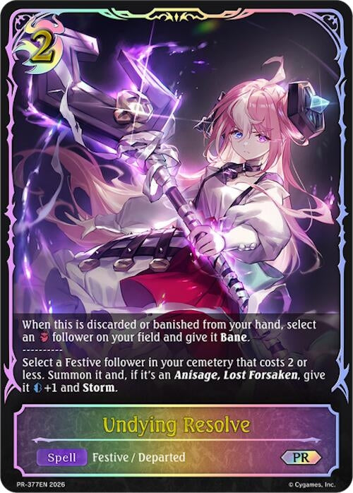 Image for Undying Resolve (PR-377EN) - Shadowverse: Evolve