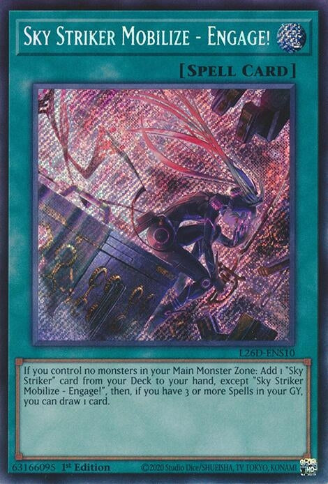 Sky Striker Mobilize - Engage! (Alternate Art) (Secret Rare) (L26D-ENS10)