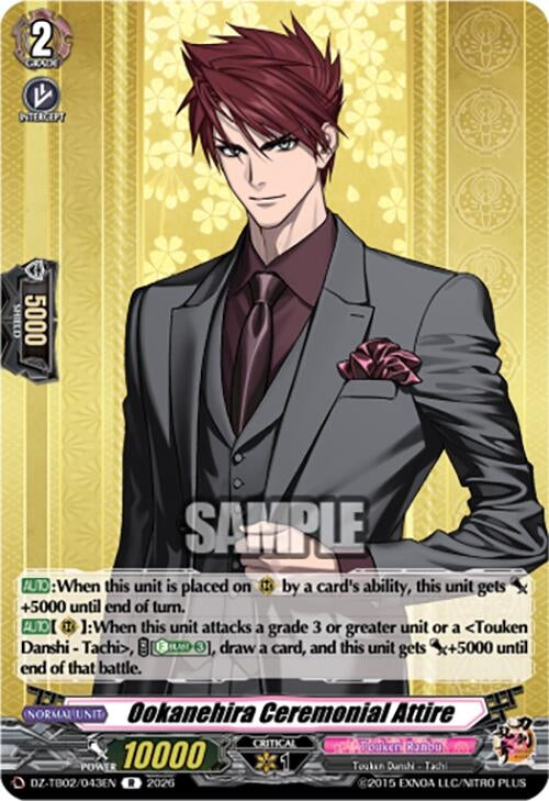 Image for Ookanehira Ceremonial Attire (DZ-TB02/043EN) - Cardfight Vanguard
