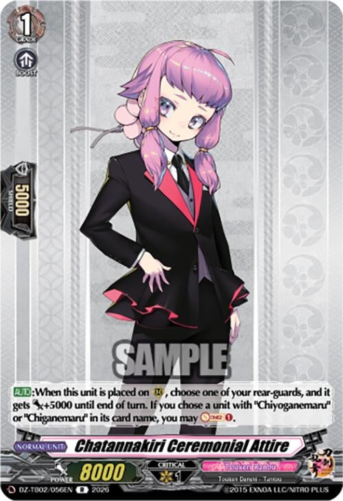 Image for Chatannakiri Ceremonial Attire (DZ-TB02/056EN) - Cardfight Vanguard