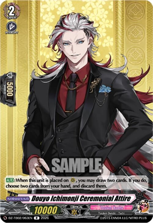 Image for Douyo Ichimonji Ceremonial Attire (DZ-TB02/063EN) - Cardfight Vanguard