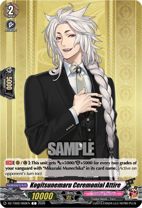 Image for Kogitsunemaru Ceremonial Attire (DZ-TB02/069EN) - Cardfight Vanguard