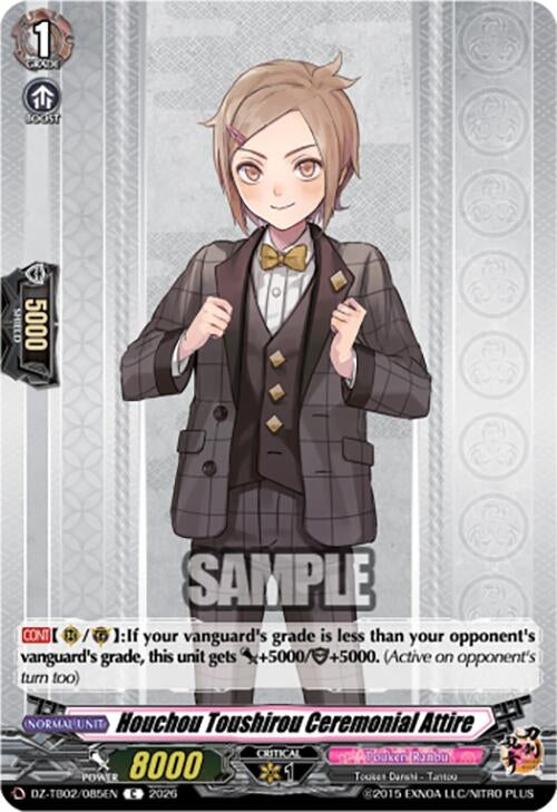 Image for Houchou Toushirou Ceremonial Attire (DZ-TB02/085EN) - Cardfight Vanguard