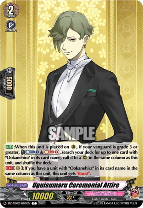 Image for Uguisumaru Ceremonial Attire (DZ-TB02/086EN) - Cardfight Vanguard