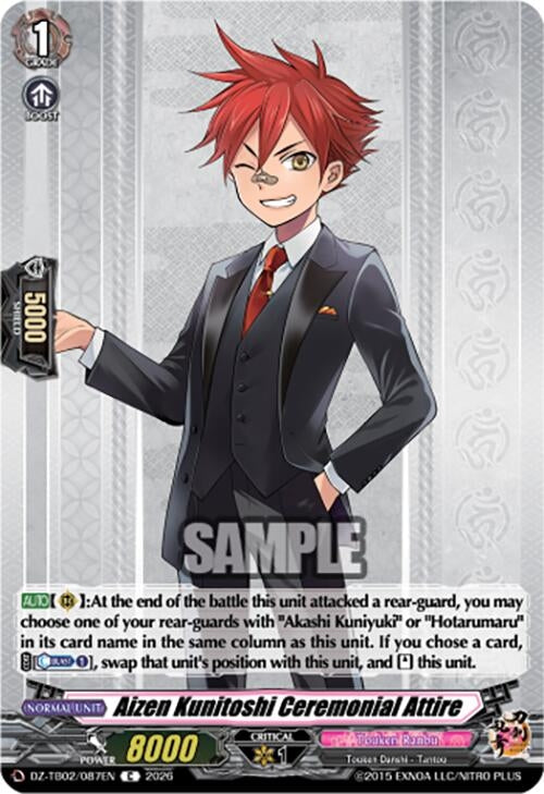 Image for Aizen Kunitoshi Ceremonial Attire (DZ-TB02/087EN) - Cardfight Vanguard
