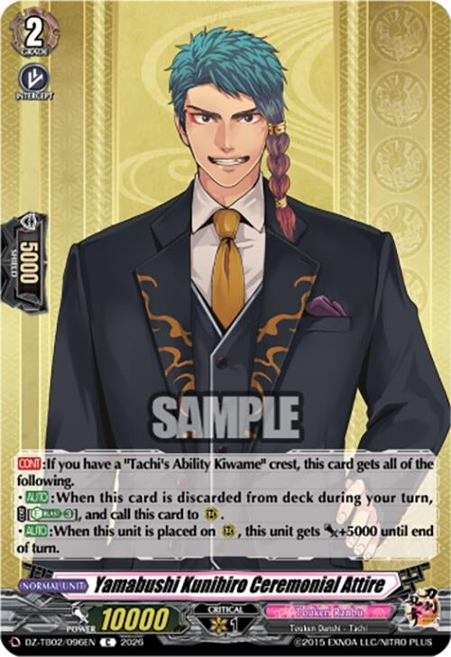 Image for Yamabushi Kunihiro Ceremonial Attire (DZ-TB02/096EN) - Cardfight Vanguard
