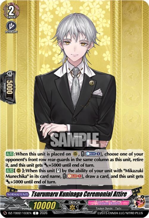 Image for Tsurumaru Kuninaga Ceremonial Attire (DZ-TB02/103EN) - Cardfight Vanguard
