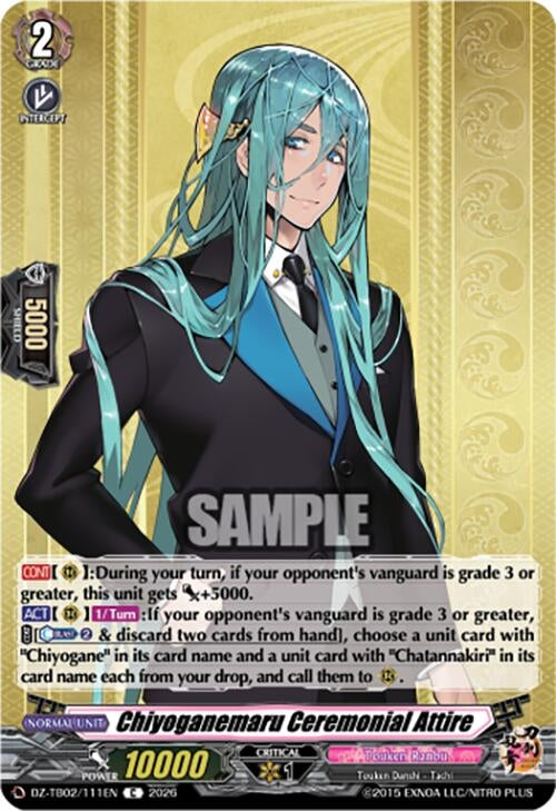 Image for Chiyoganemaru Ceremonial Attire (DZ-TB02/111EN) - Cardfight Vanguard