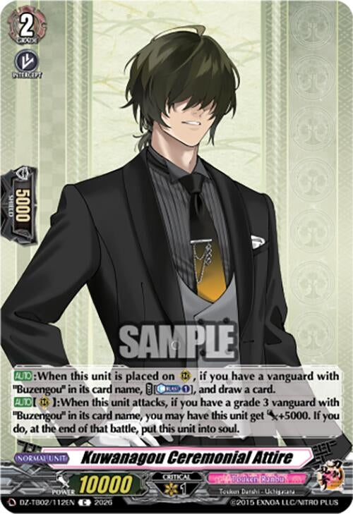Image for Kuwanagou Ceremonial Attire (DZ-TB02/112EN) - Cardfight Vanguard