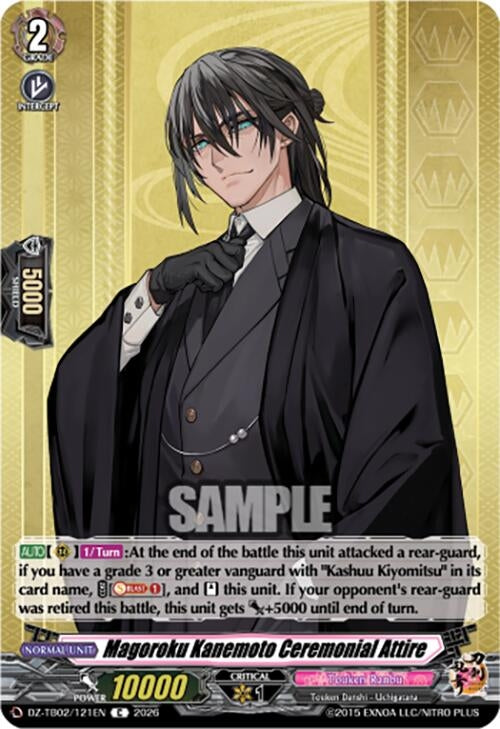 Image for Magoroku Kanemoto Ceremonial Attire (DZ-TB02/121EN) - Cardfight Vanguard