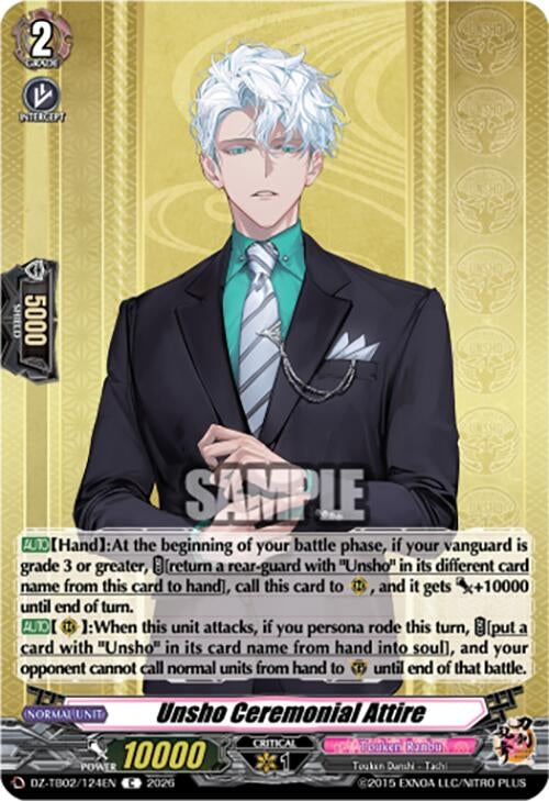 Image for Unsho Ceremonial Attire (DZ-TB02/124EN) - Cardfight Vanguard