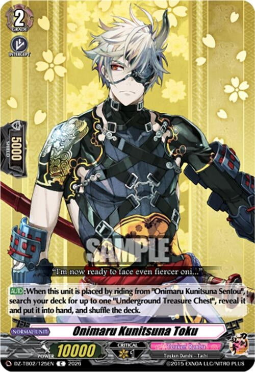 Image for Onimaru Kunitsuna Toku (DZ-TB02/125EN) - Cardfight Vanguard